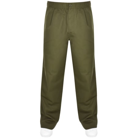 Product image for Fred Perry Wide Leg Draw String Trouser Green