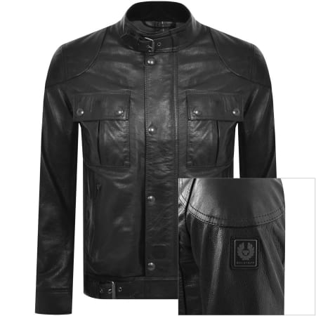 Product image for Belstaff Gangster Hand Waxed Jacket Black