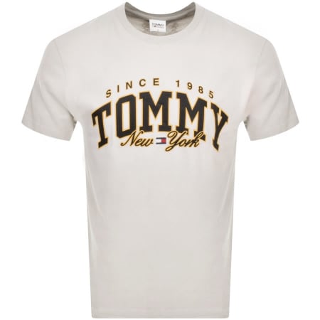 Product image for Tommy Jeans Varsity T Shirt White