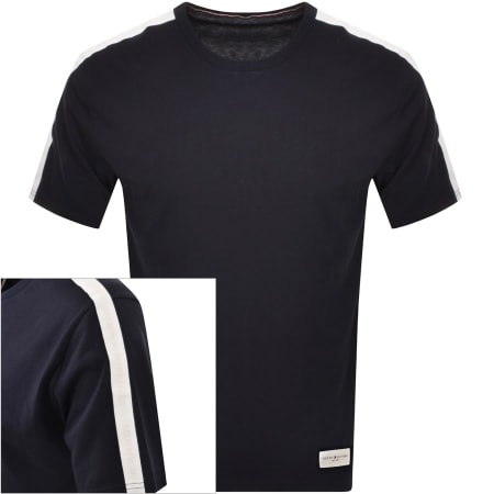 Product image for Tommy Hilfiger Logo T Shirt Navy