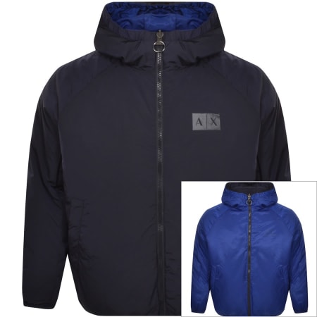 Product image for Armani Exchange Reversible Jacket Navy