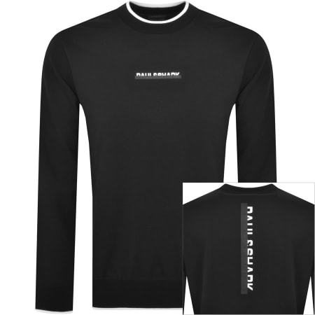Product image for Paul And Shark Logo Crew Neck Sweatshirt Black