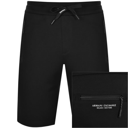 Product image for Armani Exchange Jersey Shorts Black