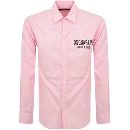 Product image for DSQUARED2 Ceresio 9 Long Sleeve Shirt Pink