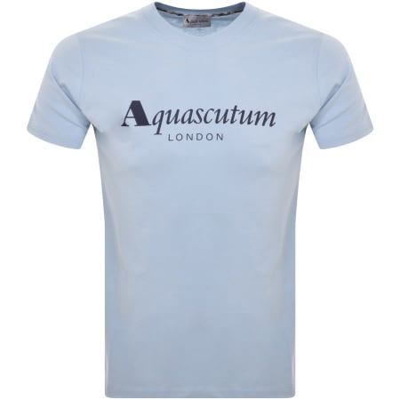 Product image for Aquascutum Logo T Shirt Blue