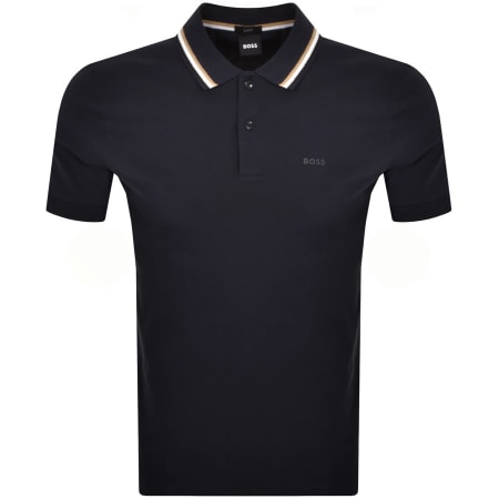 Product image for BOSS Penrose 38 Polo T Shirt Navy