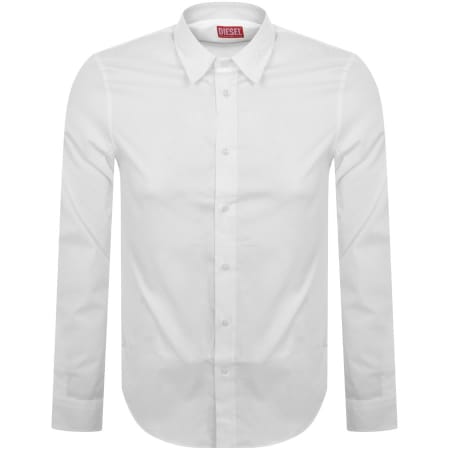 Product image for Diesel Long Sleeve S Benny CL Shirt White