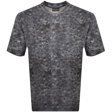 Product image for Emporio Armani Crew Neck Logo T Shirt Black