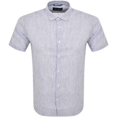 Product image for Oliver Sweeney Eakring Short Sleeve Shirt Blue