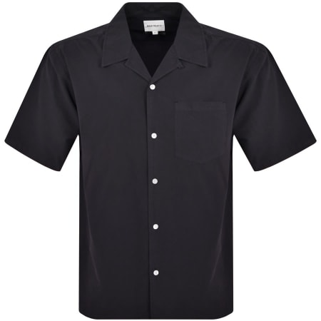 Product image for Norse Projects Carsten Cotton Tencel Shirt Navy