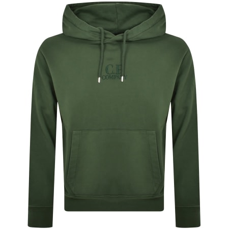 Product image for CP Company Diagonal Hoodie Green