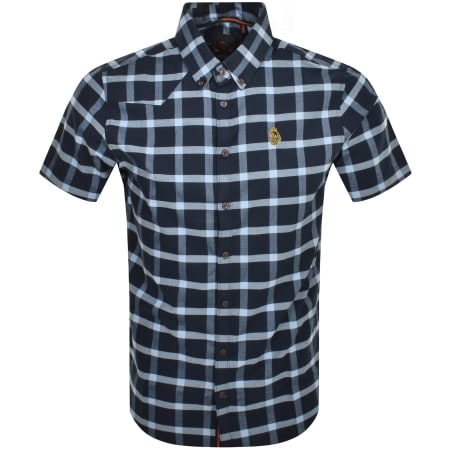 Product image for Luke 1977 Cambridge Short Sleeve Shirt Navy