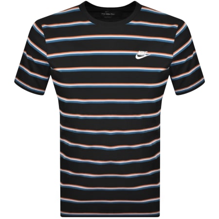 Product image for Nike Club Stripe T Shirt Black