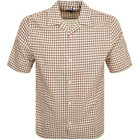 Product image for Ted Baker Oise Short Sleeved Shirt Brown