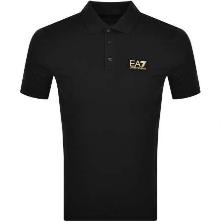 Product image for EA7 Emporio Armani Core ID Polo T Shirt Black