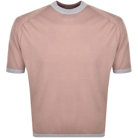 Product image for Emporio Armani Knitted Pullover T Shirt Red