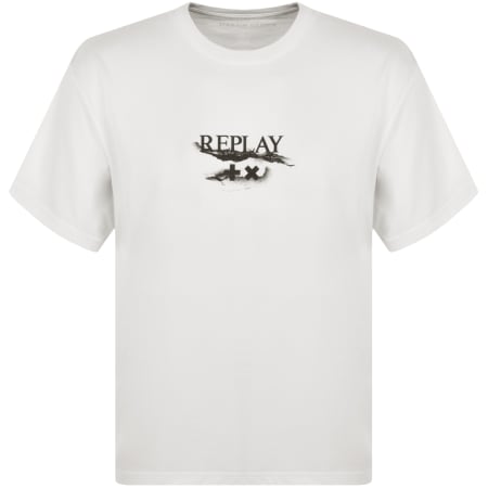 Product image for Replay X Martin Garrix Logo T Shirt White