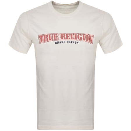 Product image for True Religion Cross Stitch Arch T Shirt White