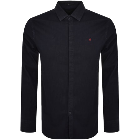 Product image for Replay Long Sleeved Shirt Navy