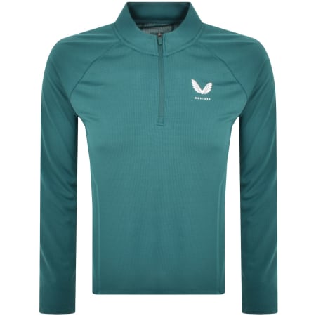 Product image for Castore Apex Quarter Zip Sweatshirt Blue