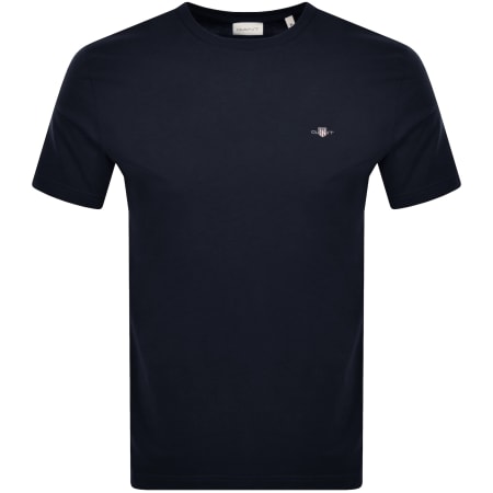 Product image for Gant Regular Shield T Shirt Navy
