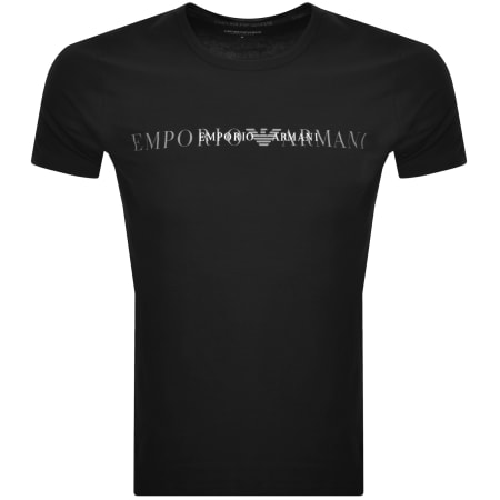 Product image for Emporio Armani Lounge Crew Neck T Shirt Black