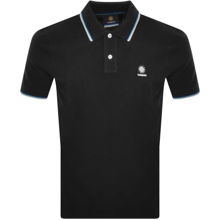 Product image for Sandbanks Badge Logo Polo T Shirt Black