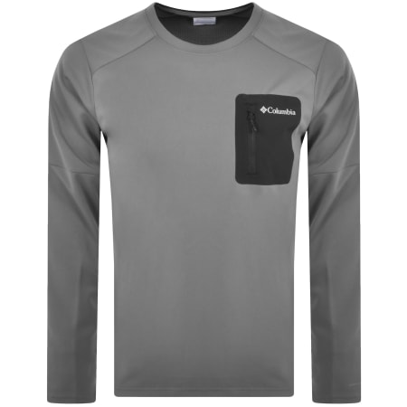 Product image for Columbia Long Sleeved Tech T Shirt Grey