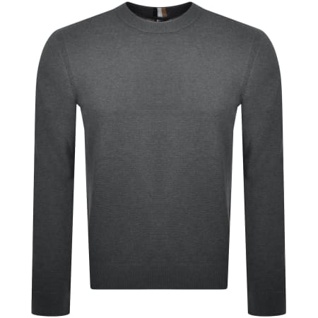 Product image for BOSS Ecaio P Knit Jumper Grey