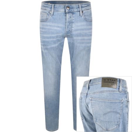 Product image for G-Star 3301 Slim Fit Jeans Light Wash Blue