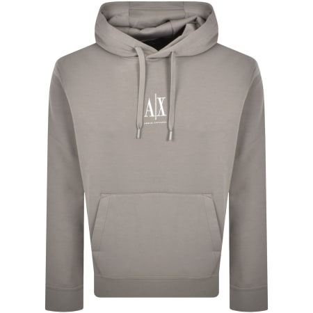 Product image for Armani Exchange Logo Hoodie Brown
