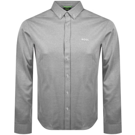 Product image for BOSS B Motion Long Sleeve Shirt Grey