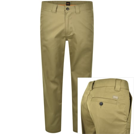 Product image for BOSS Chino Straight Trousers Beige