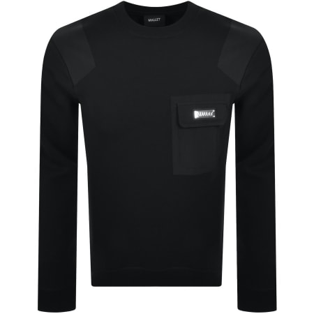 Product image for Mallet Nylon Patch Sweatshirt Black