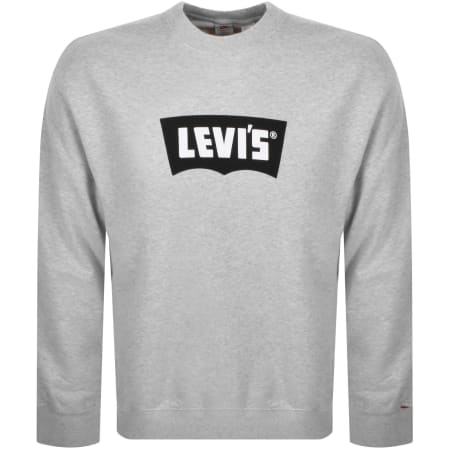 Product image for Levis Relaxed Graphic Sweatshirt Grey
