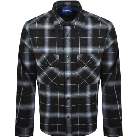 Product image for HUGO Blue Ebolt Overshirt Black