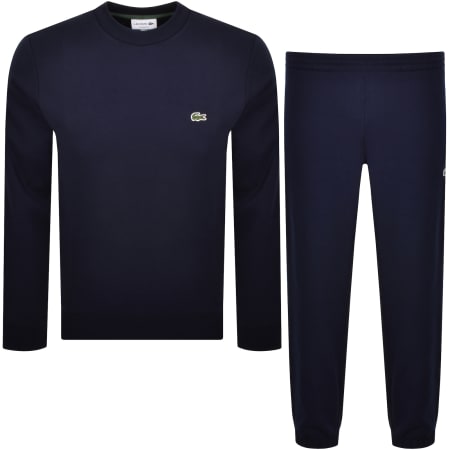 Product image for Lacoste Crew Neck Tracksuit Navy