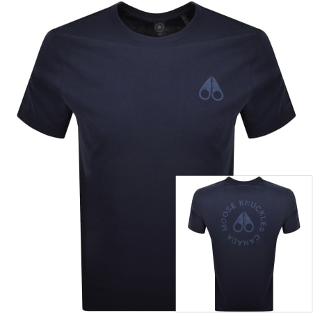 Product image for Moose Knuckles Off Island T Shirt Navy