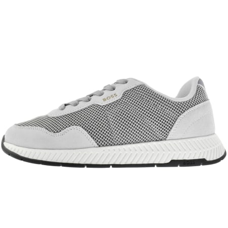 Product image for BOSS Titanium Runner Trainers Grey