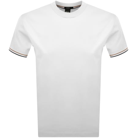 Product image for BOSS Thompson 04 Jersey T Shirt White