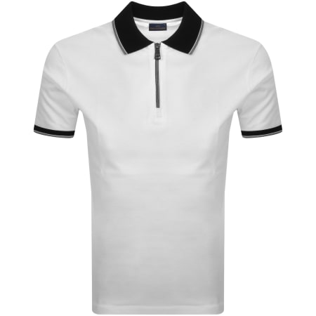 Product image for Paul And Shark Logo Polo T Shirt White