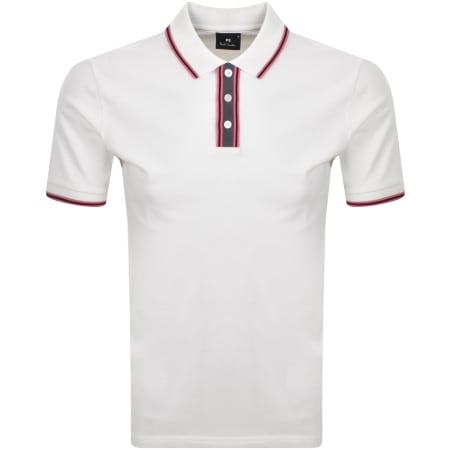Product image for Paul Smith Logo Polo T Shirt White