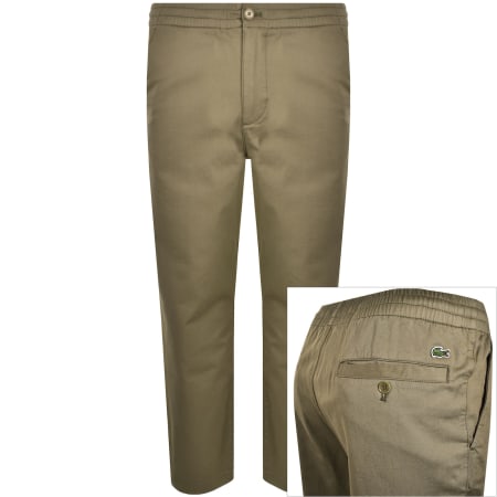 Product image for Lacoste Regular Fit Joggers Khaki Green