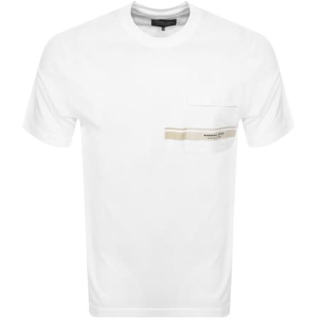 Product image for Marshall Artist Seafield T Shirt White