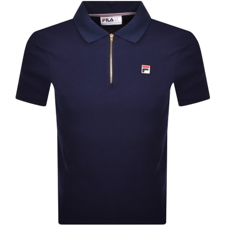 Product image for Fila Vintage Benjamin Polo T Shirt Navy