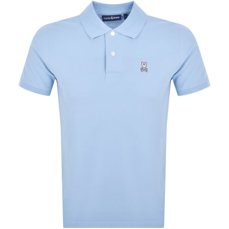 Product image for Psycho Bunny Classic Pique Polo T Shirt Blue