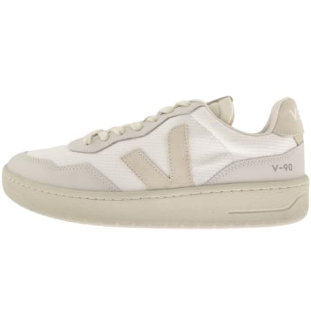 Product image for Veja V 90 Leather Trainers White