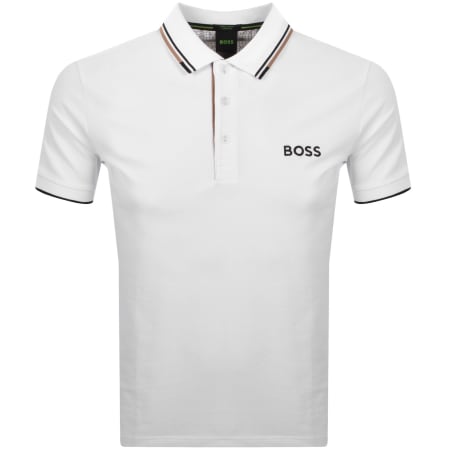 Product image for BOSS Paddy Pro Polo T Shirt White