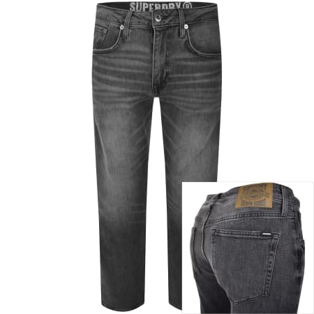Product image for Superdry Vintage Slim Straight Jeans Grey
