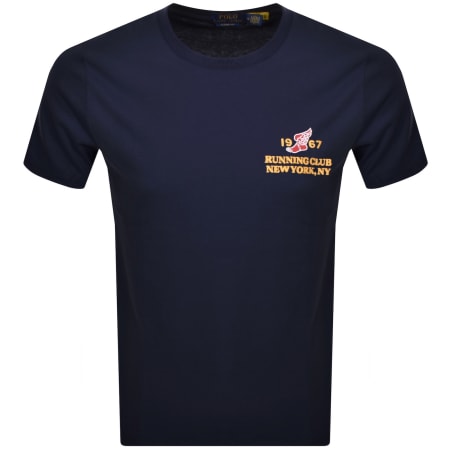 Product image for Ralph Lauren Logo T Shirt Navy